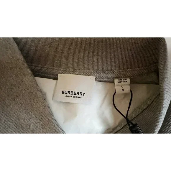 Burberry Women’s Malleco Polo Shirt Grey L